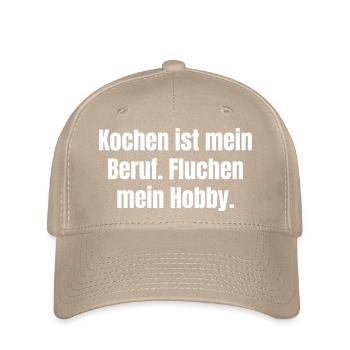La cuisine est mon métier, jurer est mon passe-temps. - Casquette Flexfit - kaki - Devant
