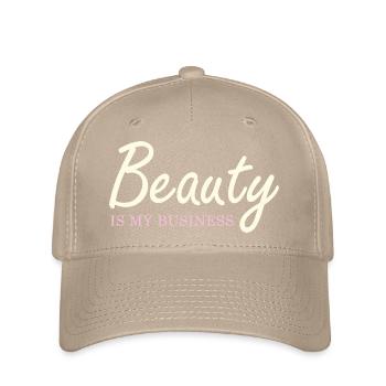Schönheit ist mein Business Elegante Script - Flexfit Cap - Khaki - Vorne