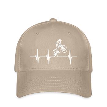 Motocross Heart palpitations - Flexfit Cap - khaki - Front