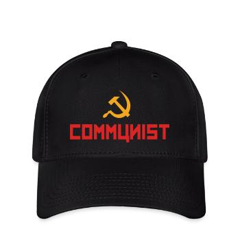 Communist with hammer and sickle - Casquette Flexfit - noir - Devant
