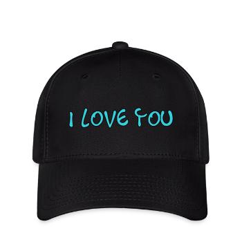 LOVE. MOTHER'S DAY. HAPPY MOTHER'S DAY. MOM - Flexfit Cap - black - Front
