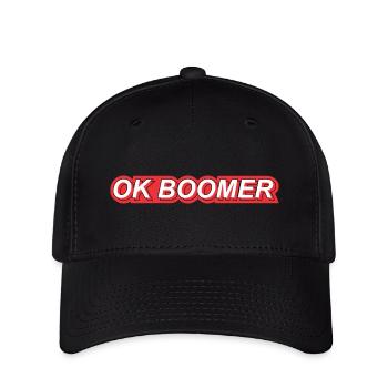Boomer - Flexfit Cap - Schwarz - Vorne