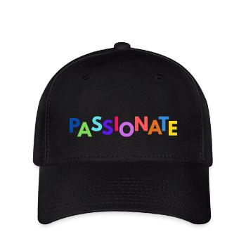 Passionate ❤️🔥 - Flexfit Cap - Schwarz - Vorne