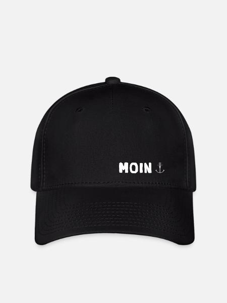 moin anker - Flexfit Cap - Schwarz