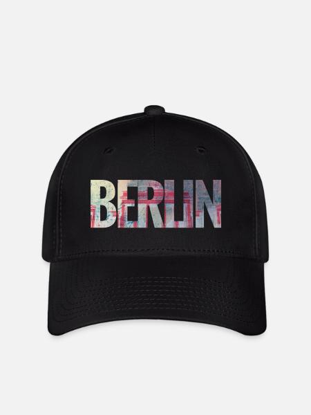 Berlin - Flexfit Cap - Schwarz