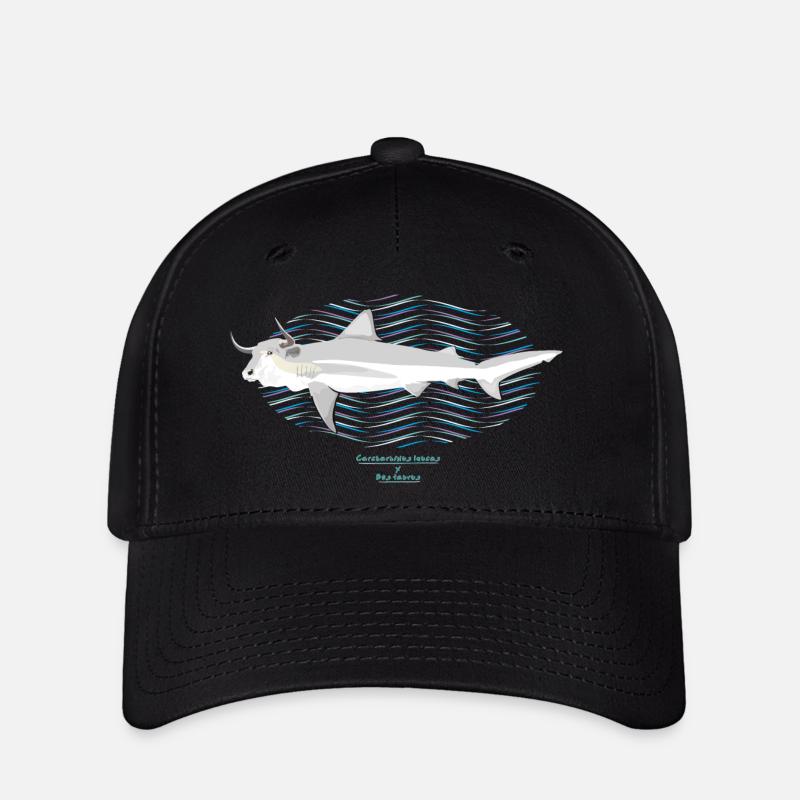 Bull Shark / Hybrid - Flexfit Cap - black
