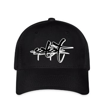 golgot (noir et blanc) - Casquette Flexfit - noir - Devant