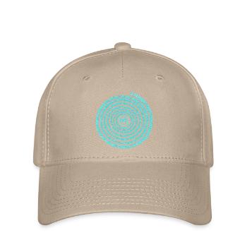 Irrational Number Pi Symbol Infinity Helix - Flexfit Cap - khaki - Front