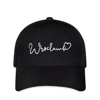 Battements de cœur de Wroclaw - Casquette Flexfit - noir - Devant