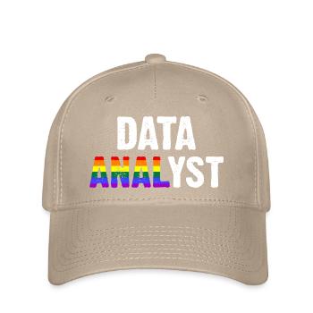 Analyste de données - Casquette Flexfit - kaki - Devant