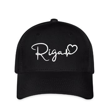 Battement de cœur de Riga - Casquette Flexfit - noir - Devant