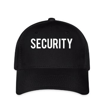 Security - Flexfit Cap - Schwarz - Vorne