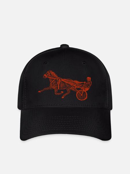 traber trabrennen - Flexfit Cap - Schwarz