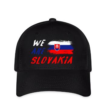 Wir sind Slowakei - Flexfit Cap - Schwarz - Vorne