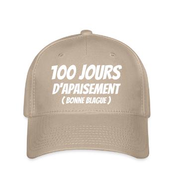 politique, homme politique, Macron - Casquette Flexfit - kaki - Devant