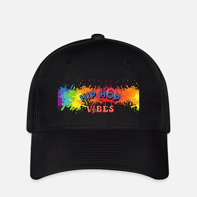 HIP HOP - Flexfit Cap - black