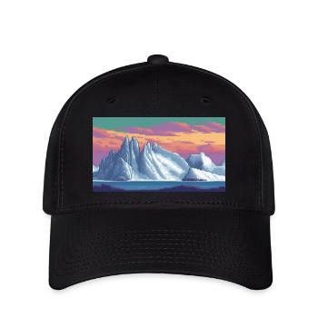 Antarctic Peninsula, Antarctica - Flexfit Cap - black - Front