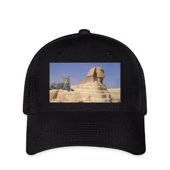 Cat and Sphinx - Flexfit Cap - black - Front