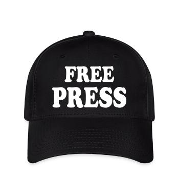 Free press - Flexfit Cap - Schwarz - Vorne