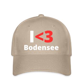 I <3 (love) Bodensee für Techies, kryptische Info - Flexfit Cap - khaki - Front