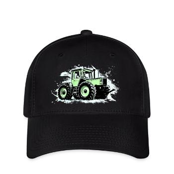 Grüner Traktor - MB-trac 1300 - Flexfit Cap - Schwarz - Vorne