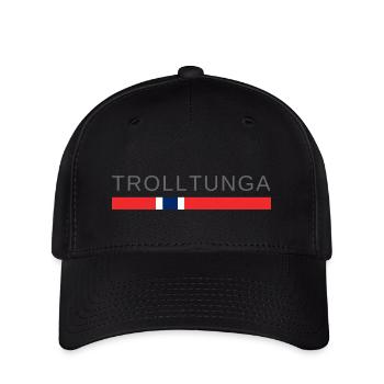 Trolltunga Norwegen - Flexfit Cap - Schwarz - Vorne