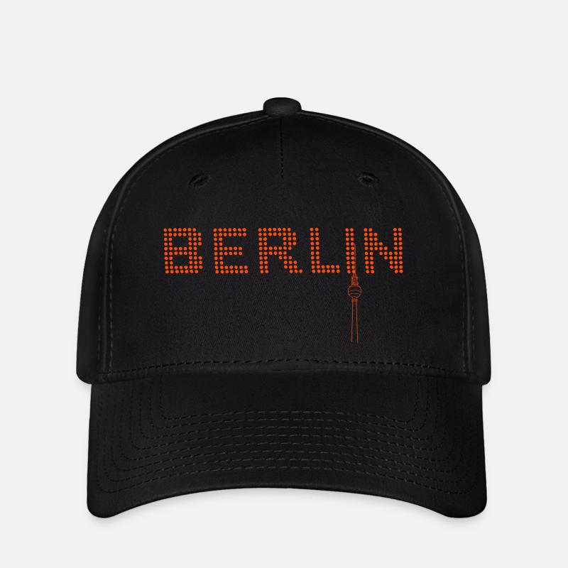 Fernsehturm de Berlin - Casquette Flexfit - noir