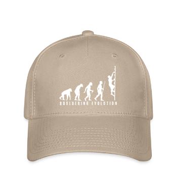 Bouldering Evolution - Flexfit Cap - Khaki - Vorne
