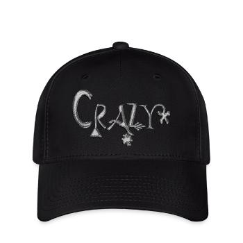 Crazy - Flexfit Cap - black - Front