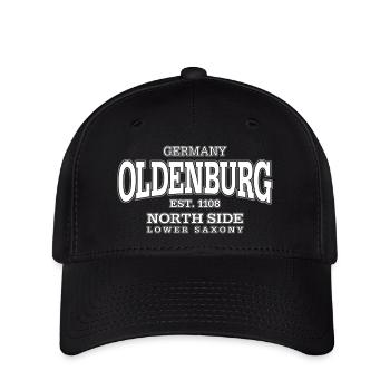 Oldenburg (blanc) - Casquette Flexfit - noir - Devant