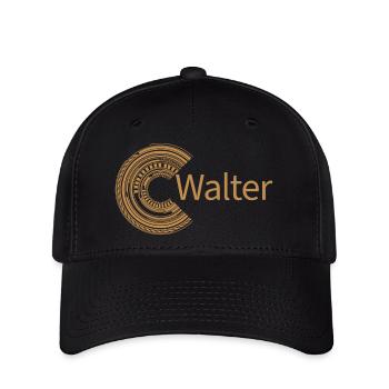 Für Walter - Flexfit Cap - Schwarz - Vorne
