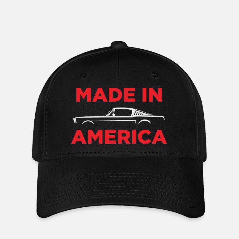 MUST4NG FABRIQUÉ EN AMÉRIQUE - Casquette Flexfit - noir
