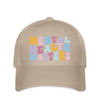 Mental Health Matters - Human Brain Illness - Flexfit Cap - khaki - Front