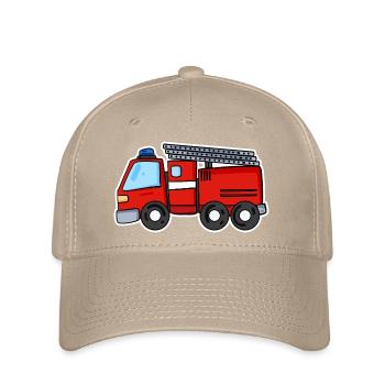 Camion de pompiers - Casquette Flexfit - kaki - Devant