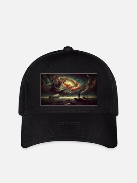 L’Odyssée de l’espace - Casquette Flexfit - noir