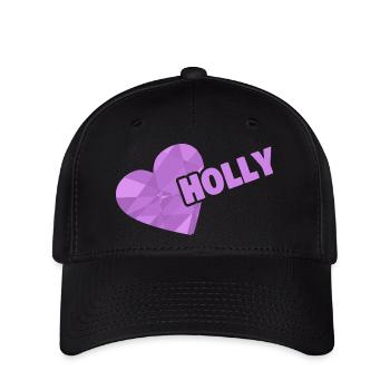 Cadeau pour Holly - Casquette Flexfit - noir - Devant