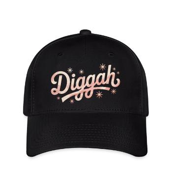 Diggah - Funny Memes - Flexfit Cap - Schwarz - Vorne