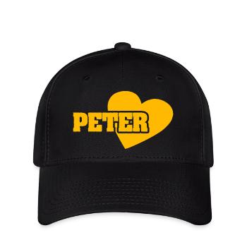 Peter as Love - Flexfit Cap - black - Front
