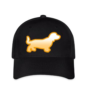 Dackel - Flexfit Cap - Schwarz - Vorne