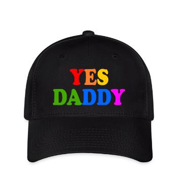 Yes daddy - Flexfit Cap - black - Front