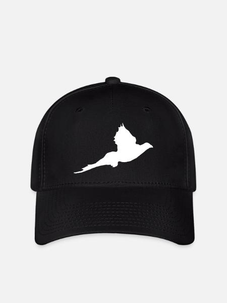 "pheasant" T-shirt customizable with your text - Flexfit Cap - black