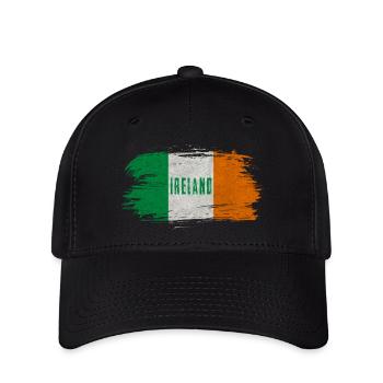 Ireland Vintage Flag / Gift Belfast Dublin - Flexfit Cap - black - Front