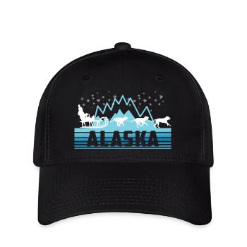 Alaska - Casquette Flexfit - noir - Devant