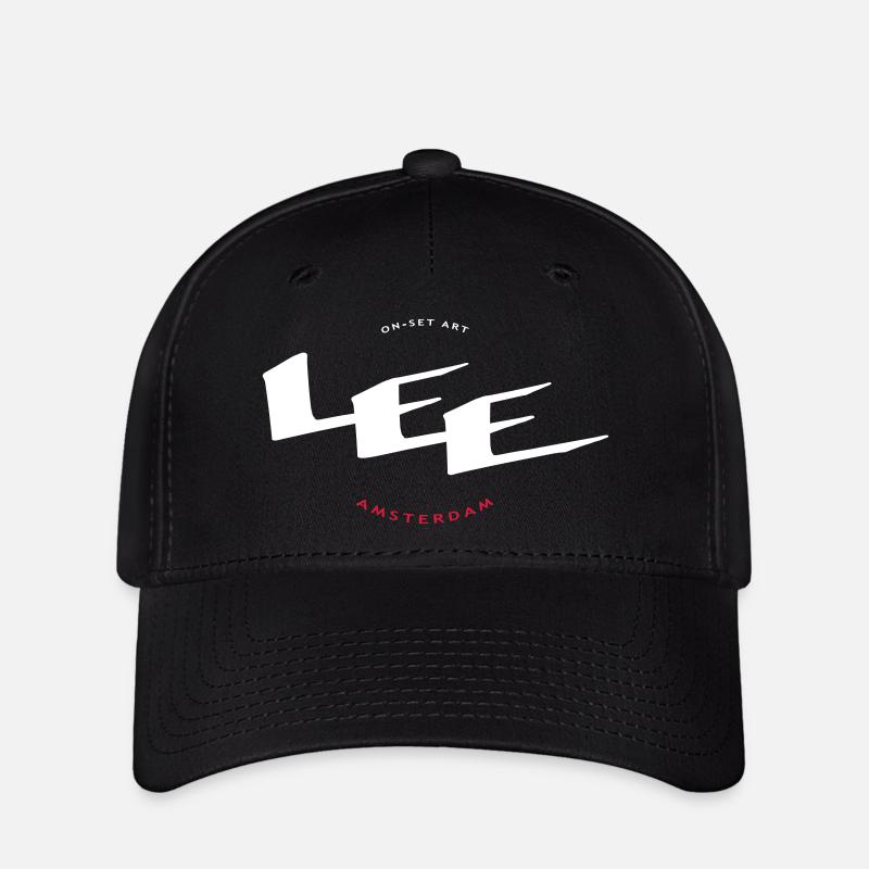 LEE on-set art Amsterdam - Flexfit Cap - black