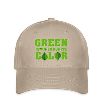 Embrace Green: Eco-Friendly, Stylish Apparel! - Flexfit Cap - khaki - Front