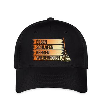 Facility Manager Gardien Gardien - Casquette Flexfit - noir - Devant