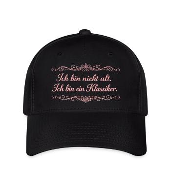 Ich bin nicht alt Klassiker - Flexfit Cap - Schwarz - Vorne