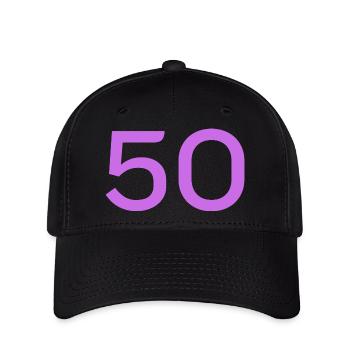 50 - Flexfit Cap - Schwarz - Vorne