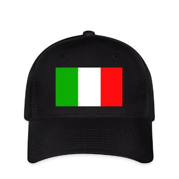 Italy flag - Flexfit Cap - black - Front