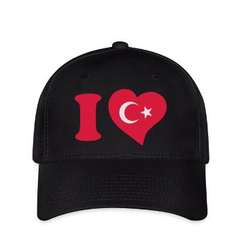 I love Turkey - J'aime la Turquie - Casquette Flexfit - noir - Devant